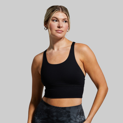 BORN PRIMITIVE CROSSFIRE SPORTS BRA - BLACK
