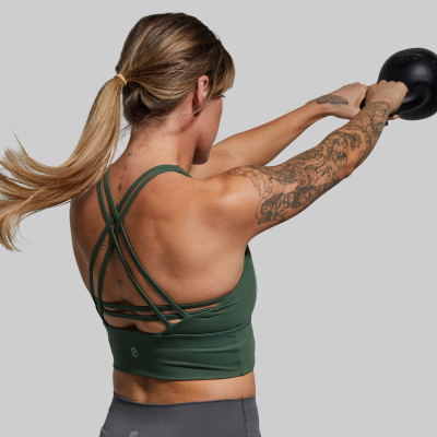 BORN PRIMITIVE CROSSFIRE SPORTS BRA - GREEN