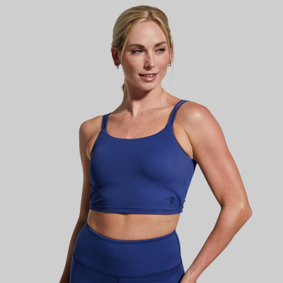 BORN PRIMITIVE DONT GET TWISTED SPORTS BRA - BLUE
