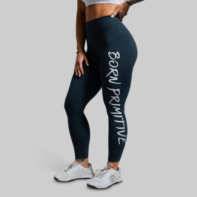 BORN PRIMITIVE YOUR GO TO LEGGINGS - DEEP TEAL
