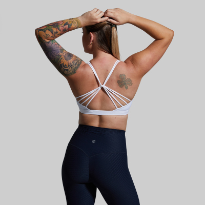 BORN PRIMITIVE VITALITY SPORTS BRA - WHITE