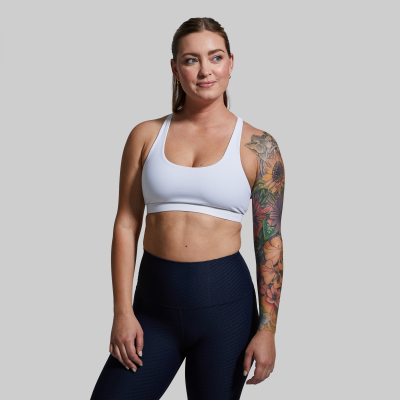 BORN PRIMITIVE VITALITY SPORTS BRA - WHITE