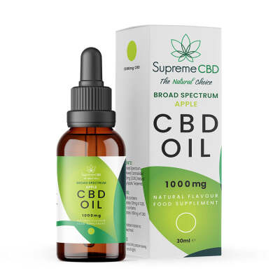 Broad Spectrum Supreme CBD Oil 30ml - 1000mg