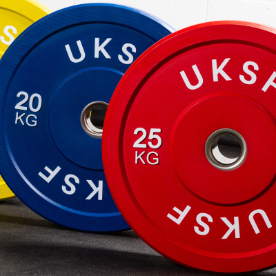 UKSF IWF Colour Coded Bumper Plates (clearance sale)