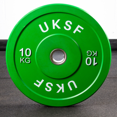 UKSF IWF Colour Coded Bumper Plates (clearance sale)