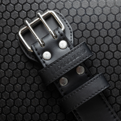Lu Xiaojun Leather Weightlifting Belt - BLACK