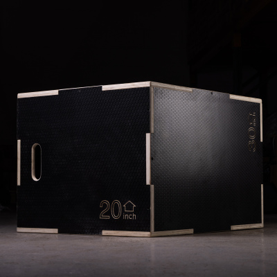 Multi-Size Plyometric Box Anti-Slip Finish
