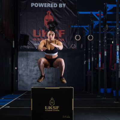 Multi-Size Plyometric Box Anti-Slip Finish