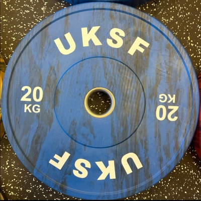 UKSF Marble Olympic Bumper Plates