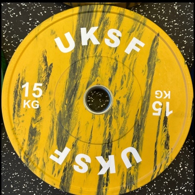 UKSF Marble Olympic Bumper Plates