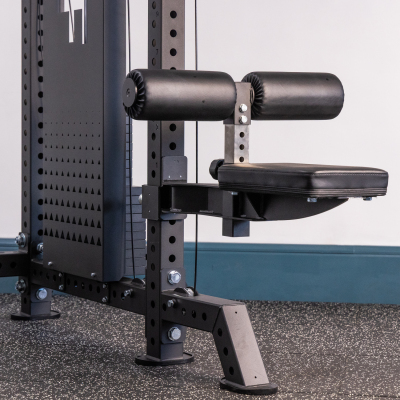 UKSF Pulley Machine with Lat Pull Down, Seated Row & Adjustable Cable Station