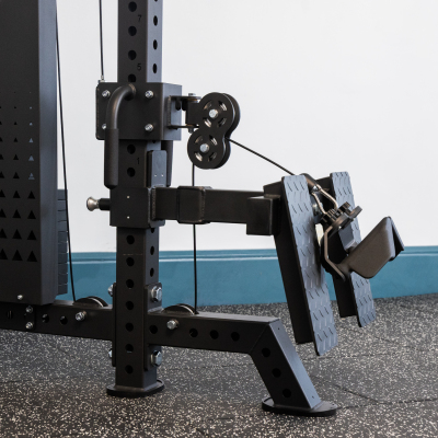 UKSF Pulley Machine with Lat Pull Down, Seated Row & Adjustable Cable Station