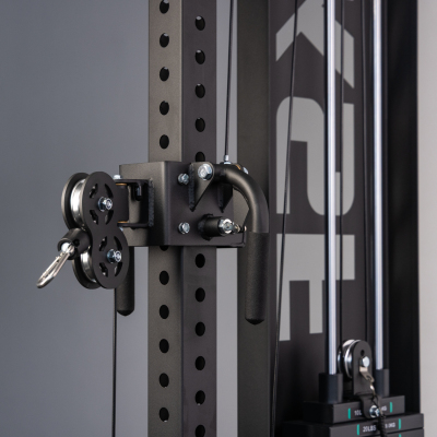 UKSF Pulley Machine with Lat Pull Down, Seated Row & Adjustable Cable Station