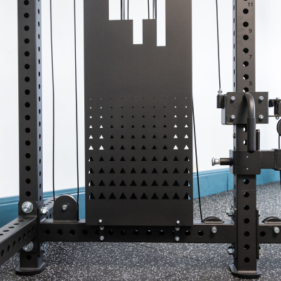 UKSF Pulley Machine with Lat Pull Down, Seated Row & Adjustable Cable Station