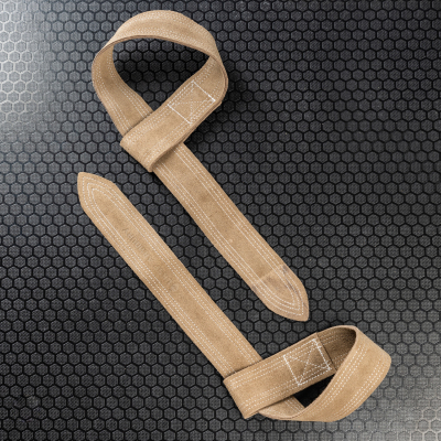 UKSF leather lifting straps BROWN