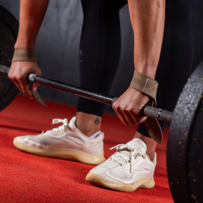 UKSF leather lifting straps BROWN