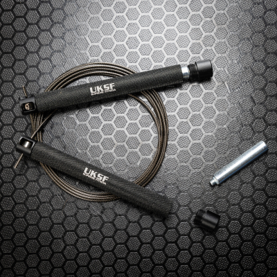 UKSF super lightweight X3 speed rope Black