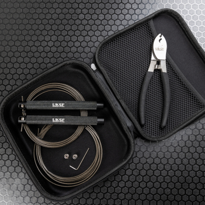 UKSF super lightweight X3 speed rope Black